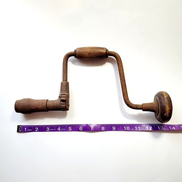 VTG Magnolia Tools Ratcheting Hand Drill Auger Bit Brace Woodworking USA - Picture 2 of 6